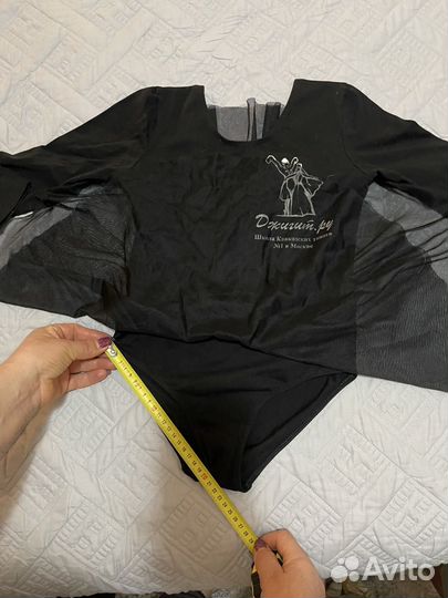 Купальник для танцев черный