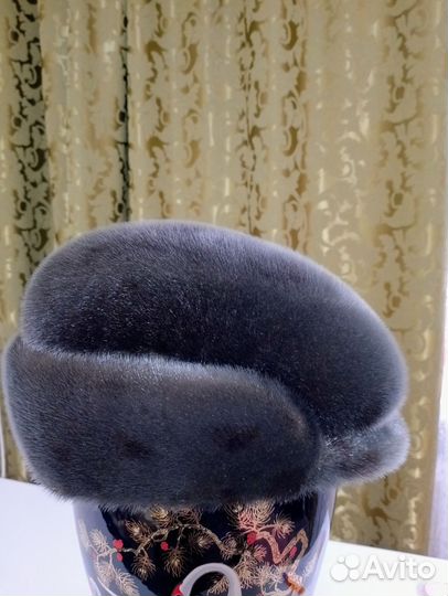 Меховая мужская кепка