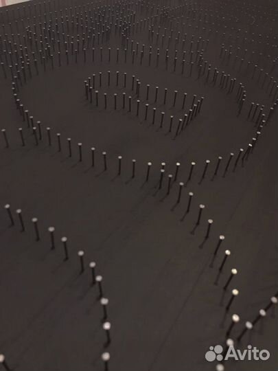 Панно из ниток и гвоздей string art