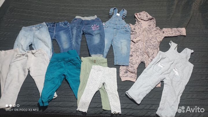 Вещи пакетом для девочки 74-92