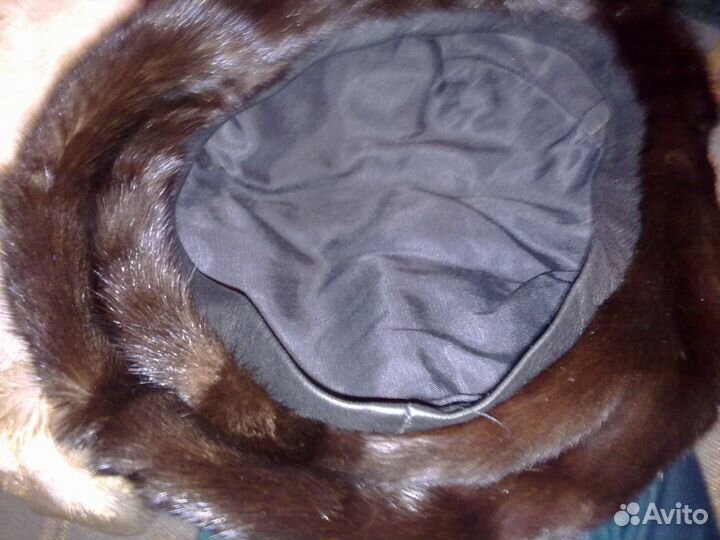 Норковый берет