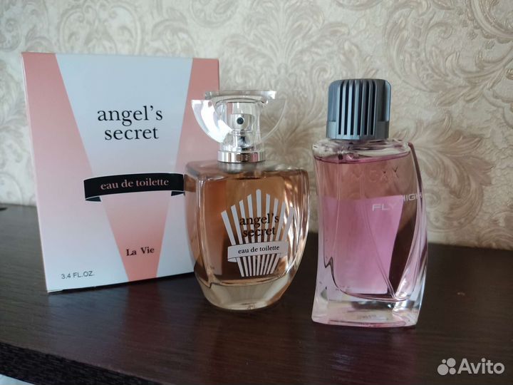 Mexx fly high 40ml, angels secret 100ml