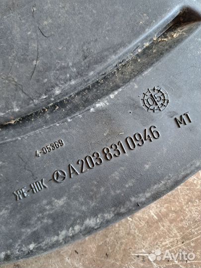 Воздуховод печки Mercedes W203