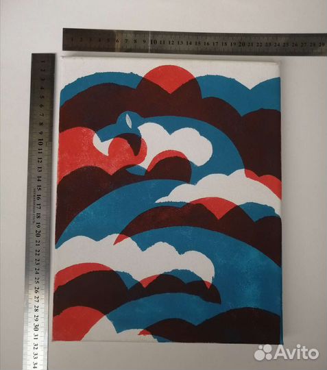 Картина акрилом на холсте