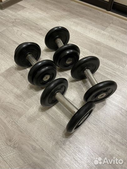 Гантели Barbell неразборные, 2х8,5, 2х6 кг
