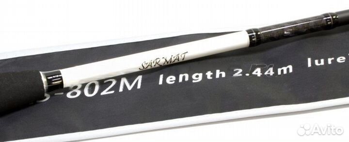 Спиннинг дл.2.44м т.10-38г Sarmat Jig 802MH 