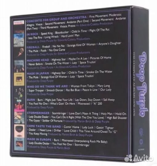 Deep Purple подарочное издание 10 cd