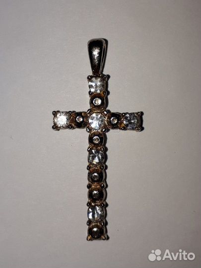 Крест с камнями, 4 см