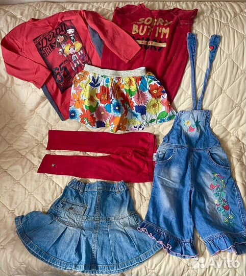 Вещи пакетом на девочку 3-4 года