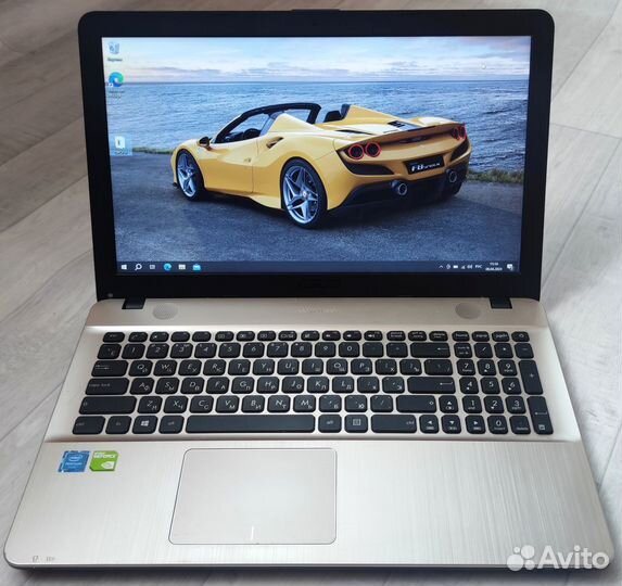 Asus как новый/intel 4 ядра\SSD 256/GT 820m\акб 4