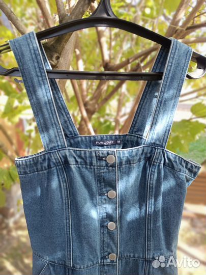 Джинсовый сарафан 46 Funday