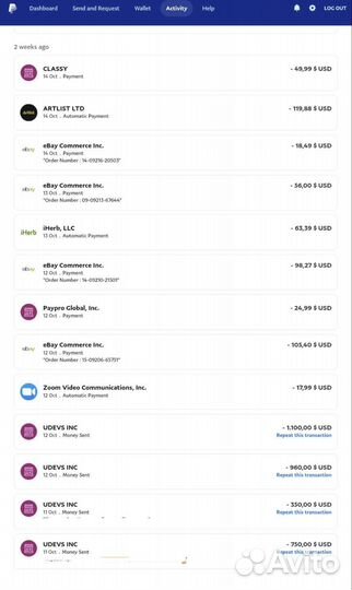 Оплата иностранных сервисов или товаров