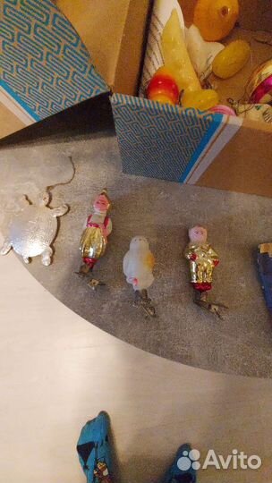 Игрушки елочные новогодние СССР раритет