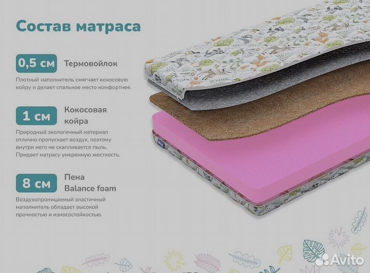 Детский матрас Dimax Сорванец