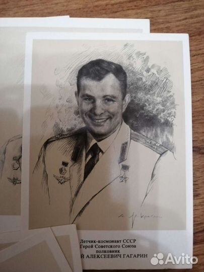 Набор открыток Герои Космоса