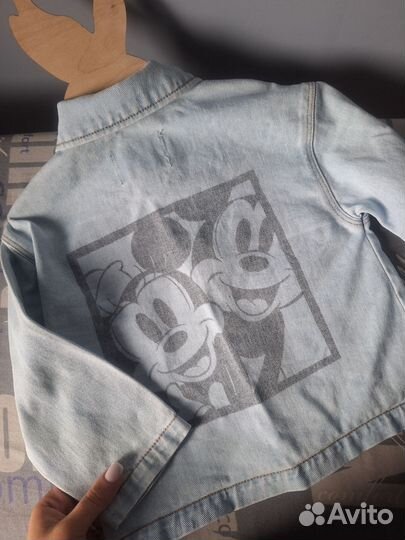 Джинсовая куртка джинсовка zara 92 98 на девочку