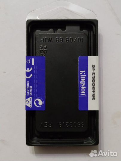 Оперативная память Kingston kvr16s11s6/2