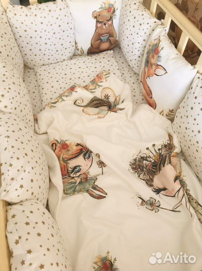 Бортик для кровати