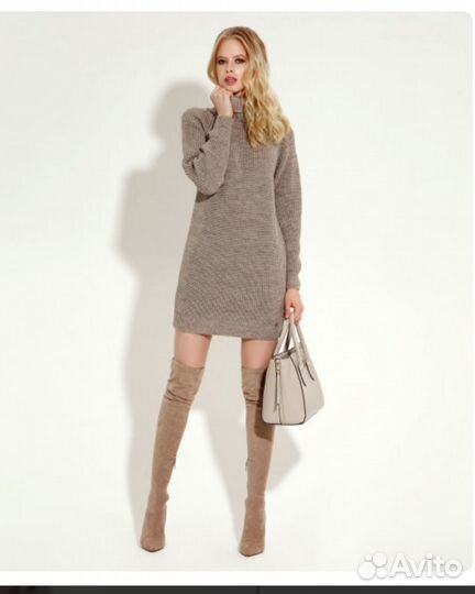 Вязаное платье-свитер Prio 50-52 размер,plus size