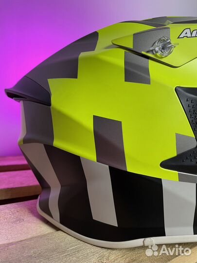 Внедорожный шлем Airoh Twist 2.0 Frame Gray