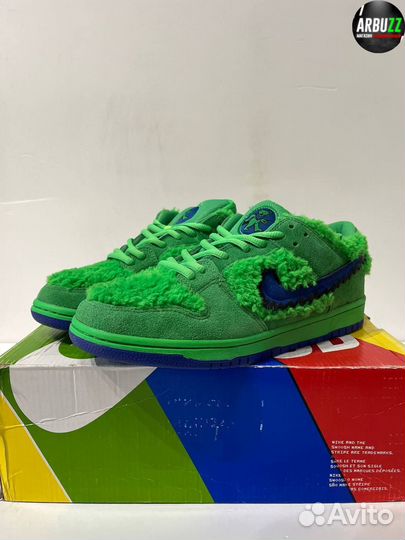 Кроссовки унисекс Nike Dunk SB Low - Green Bear