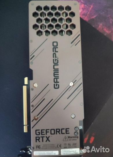 Видеокарта palit rtx 3080 gaming pro oc 12 gb