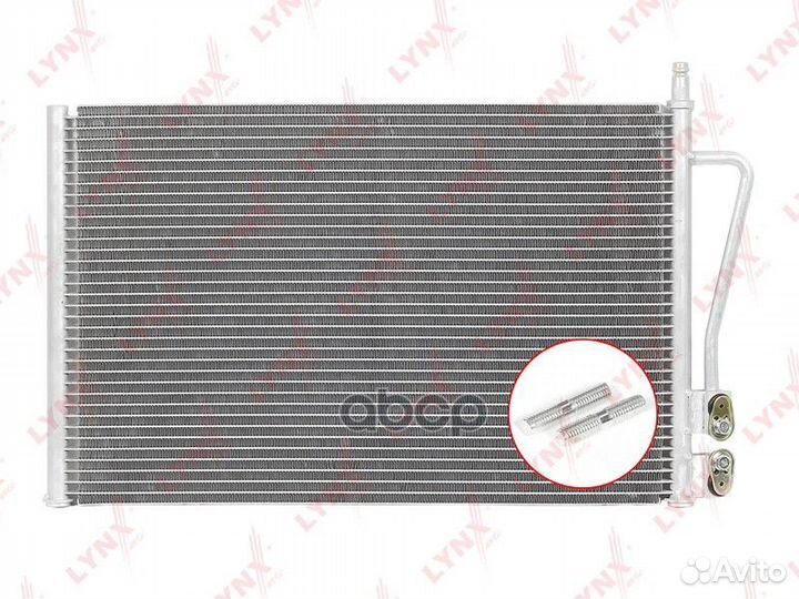 Конденсер ford fiesta/fusion 1.25/1.3/1.4/1.6 01