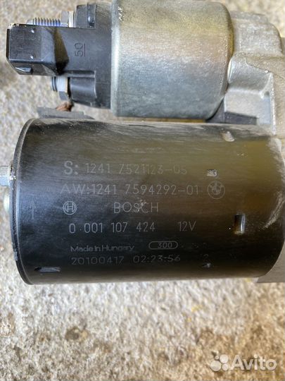 Стартер bmw n43b20 0001107424