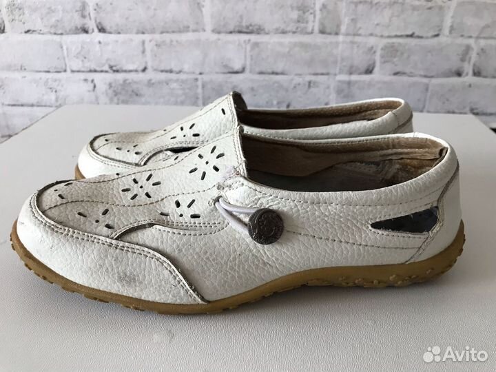 Кеды и босоножки натур.кожа на полиуретане 37-38