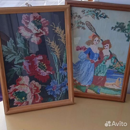 Картины, ручная вышивка