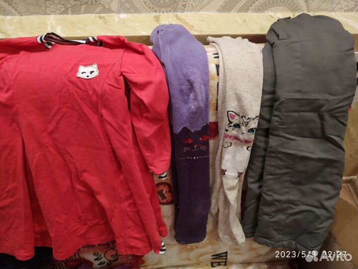 Вещи пакетом на девочку 116