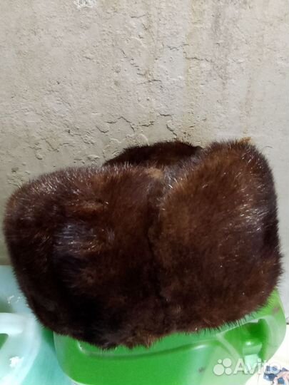 Норковая шапка формовка, мужская, р.56-57, новая