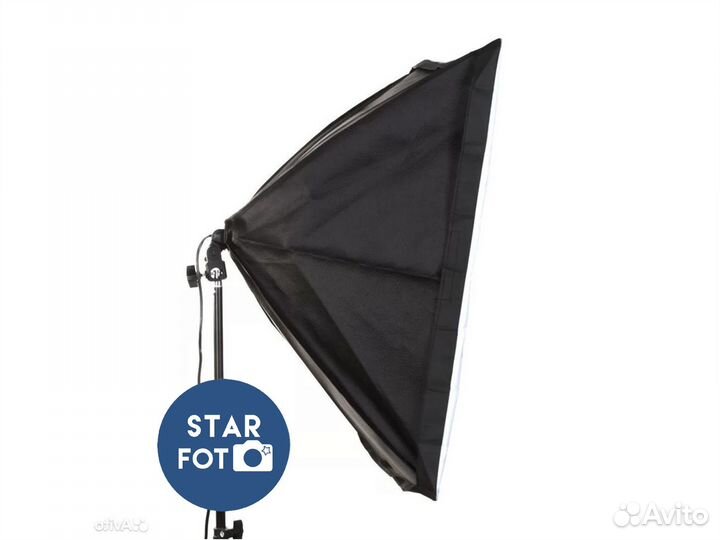 Софтбокс быстрораскладной 50х70см на одну лампу