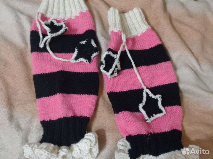 Гетры вязаные ручной работы