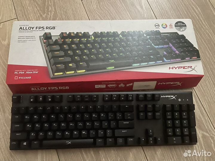 Механическая клавиатура hyperx alloy fps rgb