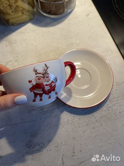 Чашка с блюдцем