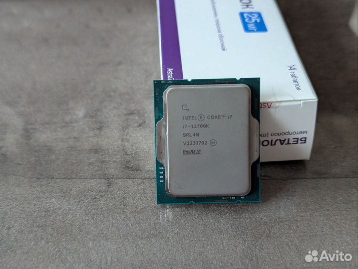 Процессор intel core i7 12700k