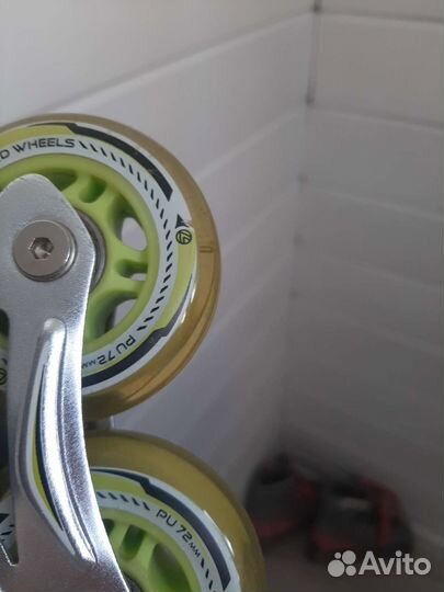 Роликовые коньки, 2 пары