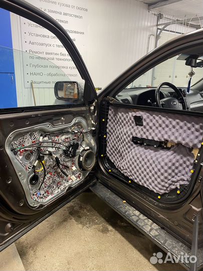 Шумоизоляция авто,дверей,арок