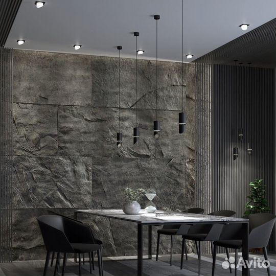 Светильник встраиваемый металлический и акриловый