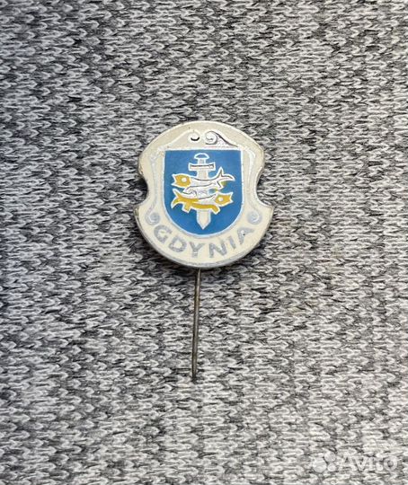 Значок - Gdynia - Город Гдыня - Польша. Порт Промы