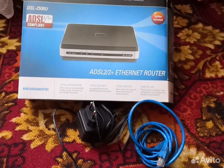 Маршрутизатор d-link adsl2500u