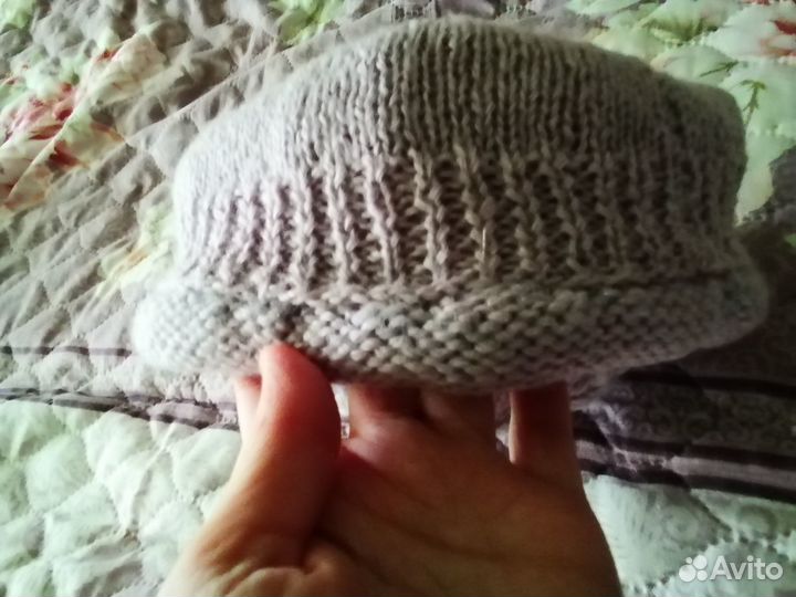 Шапка вязаная,тёплая