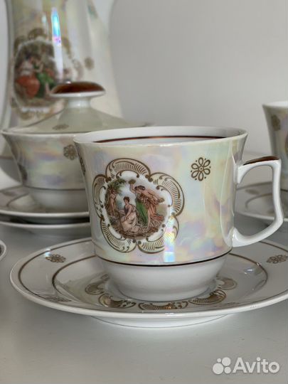 Кофейный сервиз Jlmenau “Мадонна», гдр