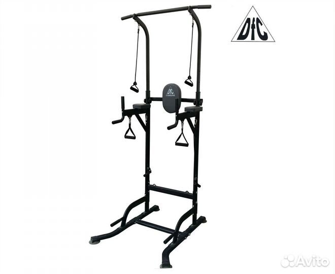 Турник-брусья c эспандерами DFC Power Tower G008
