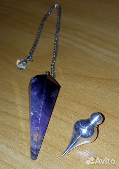 Маятник аметист и сталь