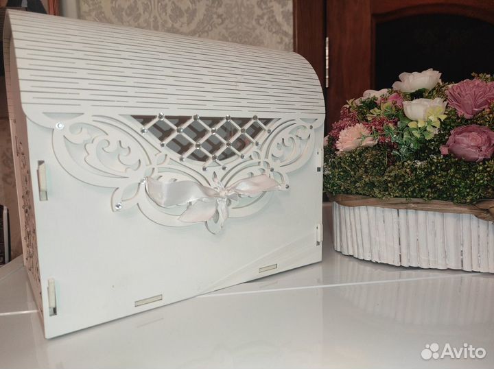 Свадебный банк, казна, цветы, декор на свадьбу