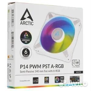 Вентилятор Arctic Cooling P14 PWM PST A-RGB