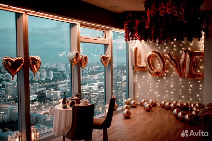 Романтическое свидание в Москва-Сити. 67 этаж