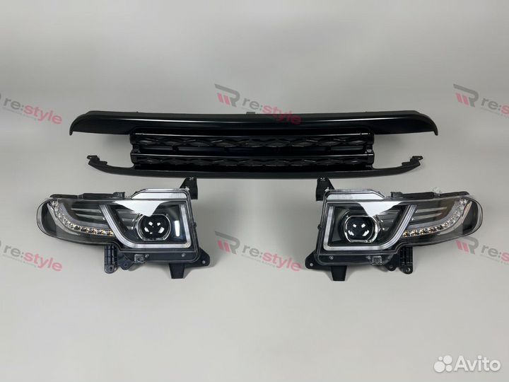 Фары + решетка Toyota FJ Cruiser Vland S2528